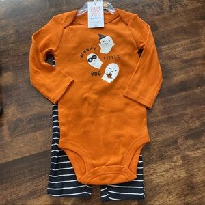 Carters Just One You Halloween 2 Piece Halloween Set Size 9m